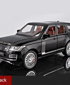 1:24 Range Rover Sports SUV Alloy Car Model Diecast & Toy Off-road Vehicles Metal Car Model Simulation Sound and Light Kids Gift Black - IHavePaws