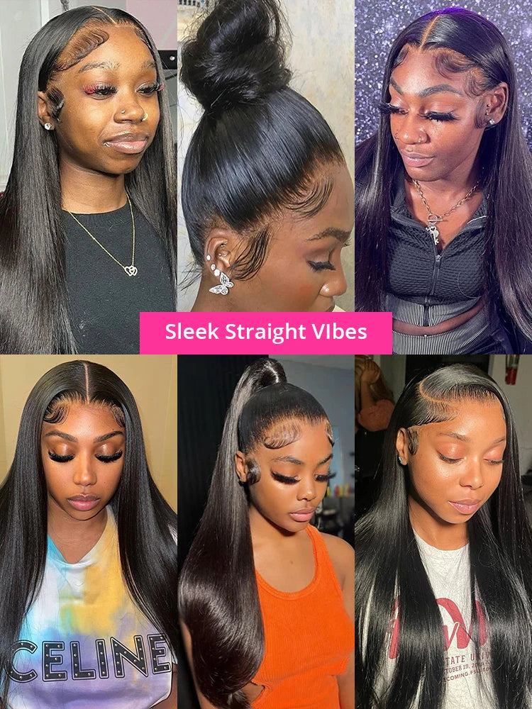 Wear and Go Glueless Wigs Human Hair Pre Plucked Pre Cut for Beginners Straight 13x6 Lace Wigs Human Hair for Women On Sale