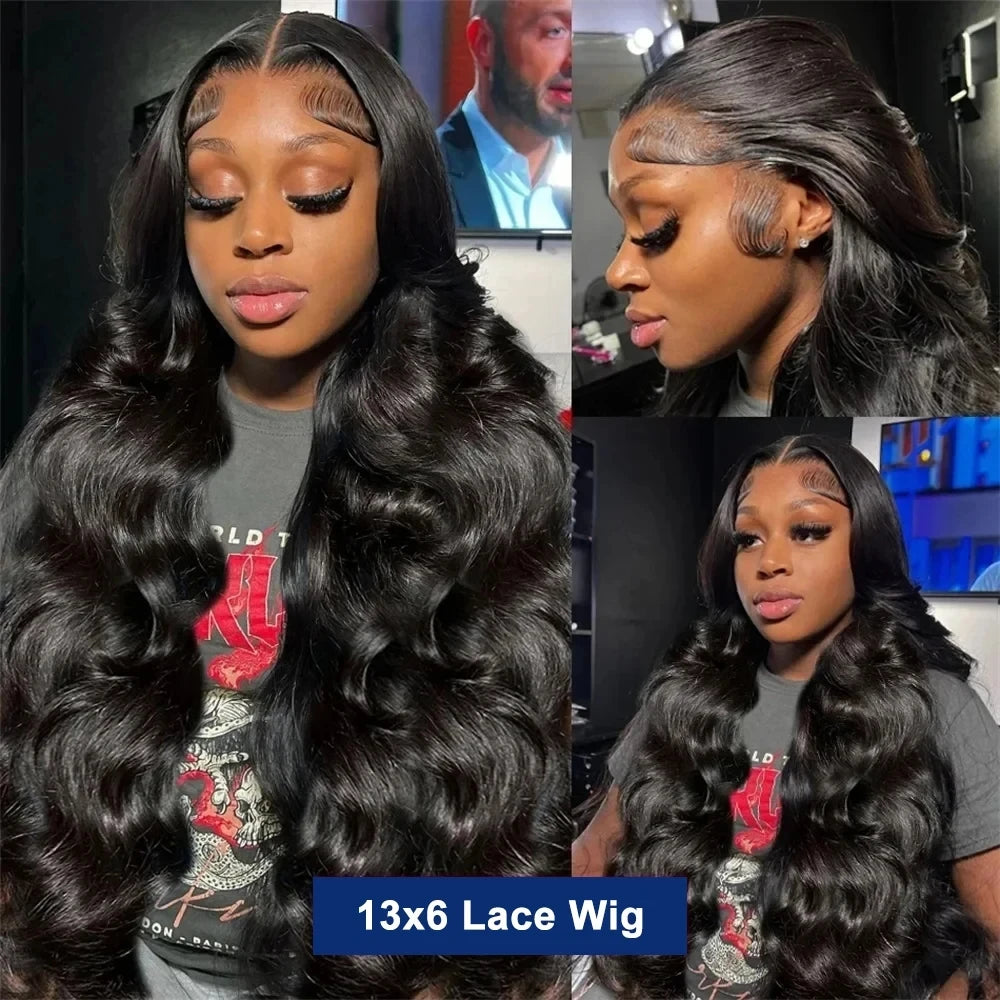 34 32 In Body Wave Human Hair Lace Frontal Wigs 13x4 13x6 Transparent Lace Front Wig For Women 6x4 5x5 Glueless Wig Human Hair