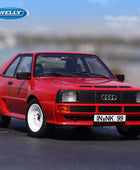 WELLY 1:36 Audi Sport Quattro Alloy Car Model Diecasts Metal Toy Miniature Scale Car Model High Simulation Pull Back Kids Gifts - IHavePaws