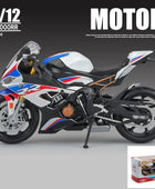 1:12 BMW R1250GS Alloy Racing Motorcycle Model Diecast S1000 blue with box - IHavePaws