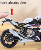 1/9 S1000RR Alloy Racing Motorcycle Diecasts Street Sports Motorcycle Model High Simulation With Light Collection Childrens Gift