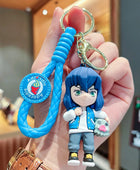 Demon Slayer Keychain Pendant Cartoon Anime Kimetsu No Yaiba Handmade Doll Toy Car Key Ring Luggage Accessories Gift for son 04 - ihavepaws.com