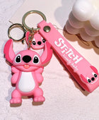 Anime Funny Stitch Keychain Cute Keychain PVC Pendant Men's and Women's Backpack Car Keychain Jewelry Accessories SDZ 20 - ihavepaws.com