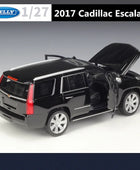 WELLY 1:27 Cadillac Escalade SUV Alloy Car Model Diecasts Metal Off-road Vehicles Car Model Simulation Collection Kids Toys Gift