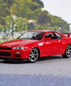 Welly 1:24 Nissan Skyline GTR R34 Alloy Sports Car Model Simulation Diecast Metal Racing Car Model Collection Childrens Toy Gift - IHavePaws