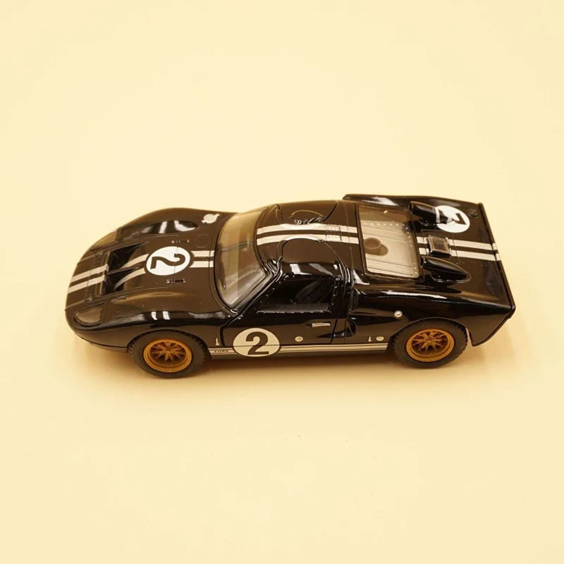 1:32 1966 Ford GT40 Alloy Sports Car Model Diecast Metal Toy Track Racing Car Vehicles Model Simulation Collection Children Gift