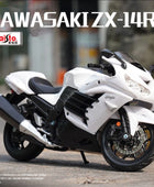 Maisto 1:12 Kawasaki Ninja ZX-14R Alloy Race Motorcycle Model Diecast Metal Street Sports Motorcycle Model Simulation Kids Gifts