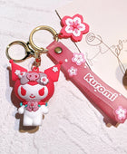 Sanrio Hello Kitty Keychain Cute Cartoon Melody Kuromi Cinnamoroll Doll Pendant Decoration Keyring Jewelry Girl&Child Gifts Toy KTM 9 - ihavepaws.com