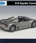 WELLY 1:36 Porsche 918 Spyder Alloy Sports Car Model Diecast Metal Racing Car Vehicles Model Simulation Collection Kids Toy Gift - IHavePaws