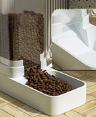 Dog Feeder Cat Automatic Feeding Water Bowl Transparent Pet Food Storage - IHavePaws