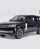New 1/24 Land Range Rover SUV Alloy Car Model Diecast Metal Toy Off-road Vehicles Car Model Simulation Sound and Light Kids Gift Black - IHavePaws