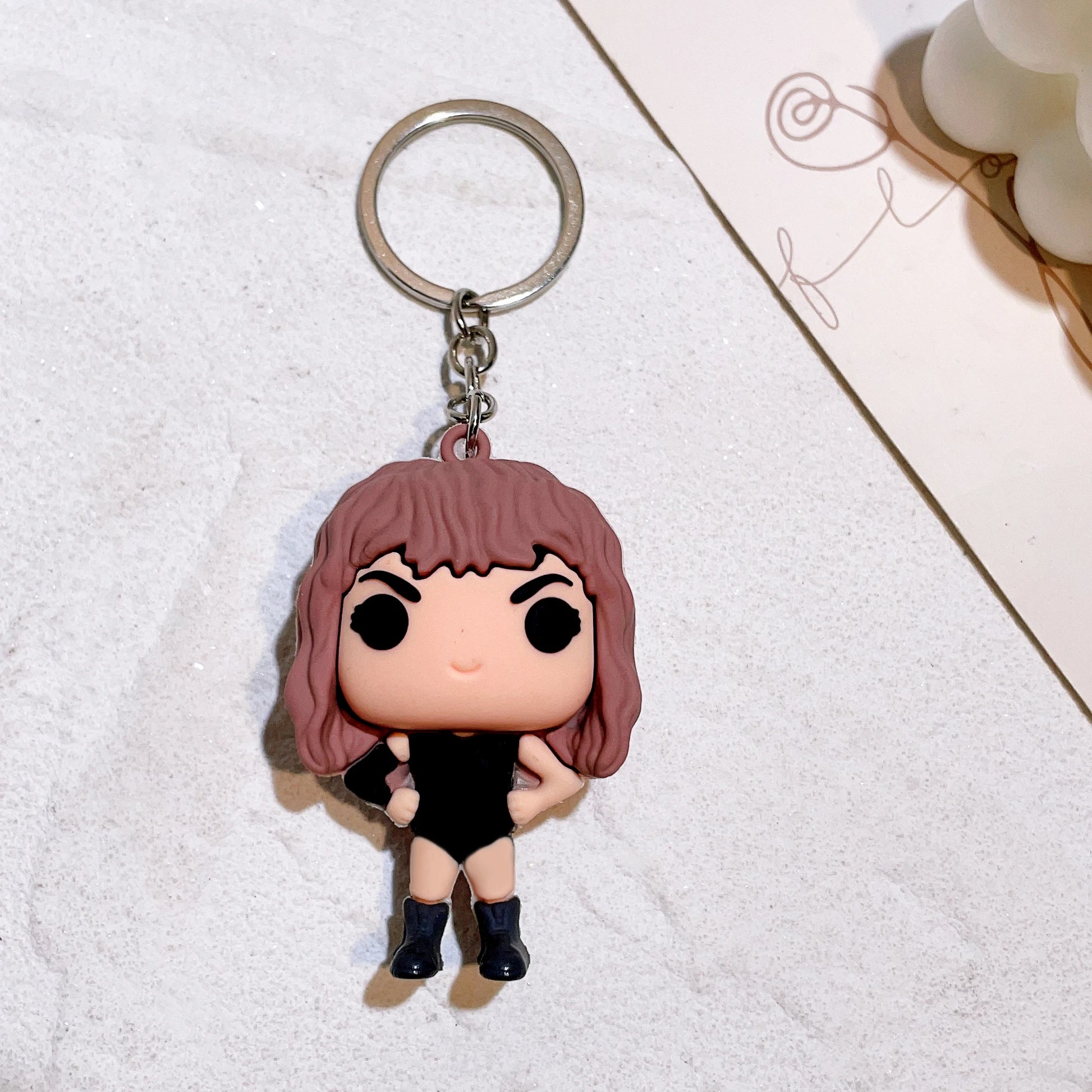 Singer Swift the Taylor Keychain Kawaii Taylor Guitar Music Notation Keyring Car Key Holder for Party Accessories Gifts 1 - ihavepaws.com