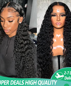 13x4 Lace Front Human Hair Wigs Brazilian Deep Wave Frontal Wig 13x6 Water Wave Lace Frontal Wig Curly Human Hair Wigs