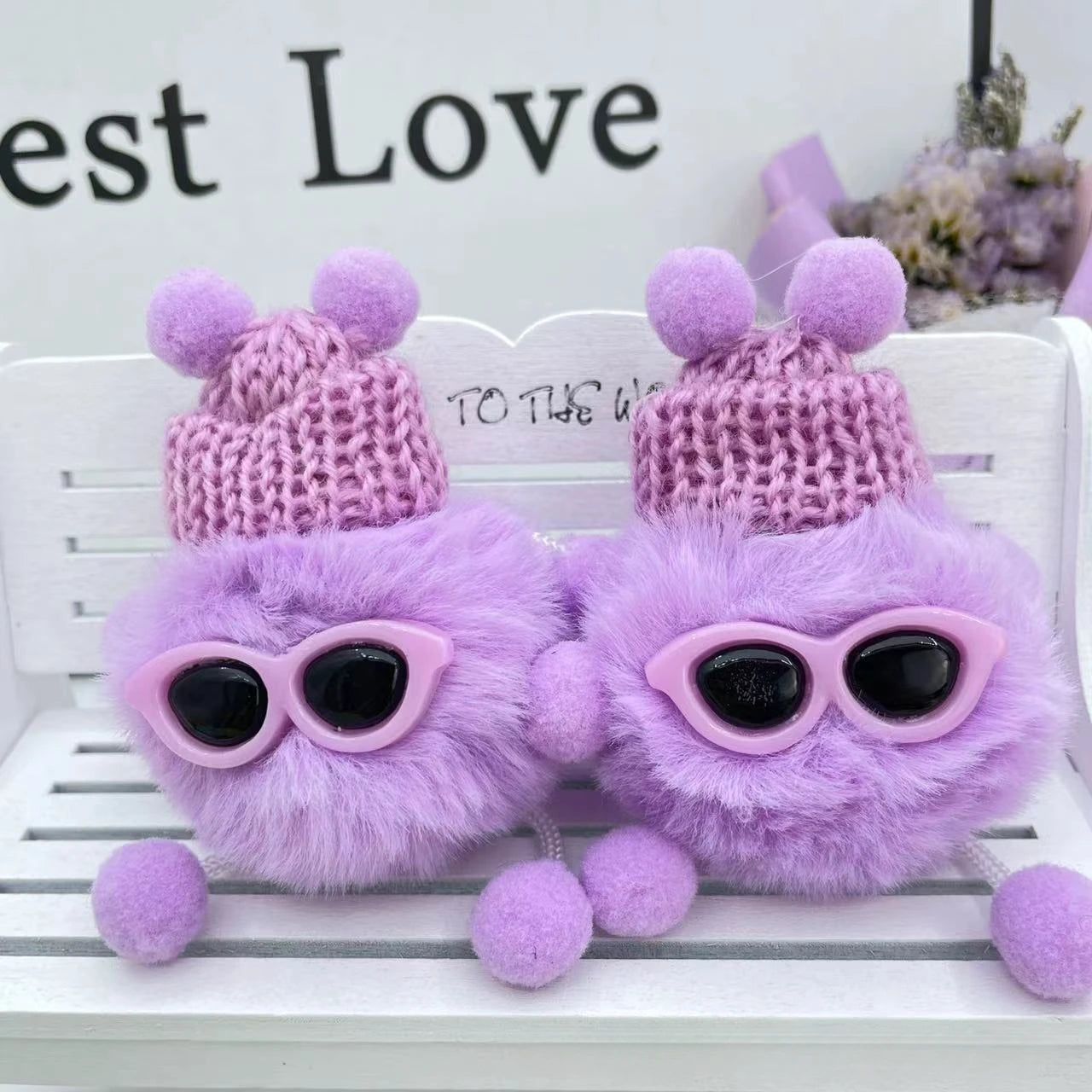 Y2K Shoe Charms for Crocs DIY 3D Cool Hairball Genie Decoration Buckle for Croc Shoe Charm Accessories Kids Party Boy Girls Gift Purple - IHavePaws