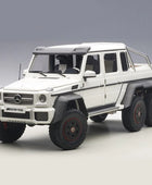 AUTOart 1:18 Benz G63 AMG 6X6 SUV Off-road vehicle Car Scale model Matte White (76303) - IHavePaws