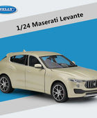 WELLY 1:24 Maserati Levante SUV Alloy Car Model Diecasts Metal Vehicles Car Model High Simulation Collection Childrens Toy Gifts - IHavePaws