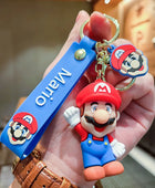 Super Mario Brothers Keychain Classic Game Character Model Pendant Men's and Women's Car Keychain Ring Bookbag Accessories Toys 03 - ihavepaws.com