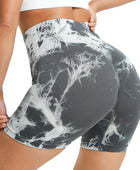 New Seamless Tie Dye Push Up Yoga Shorts For Women High Waist Summer Fitness Workout Running Cycling Sports Gym Shorts Mujer - ihavepaws.com