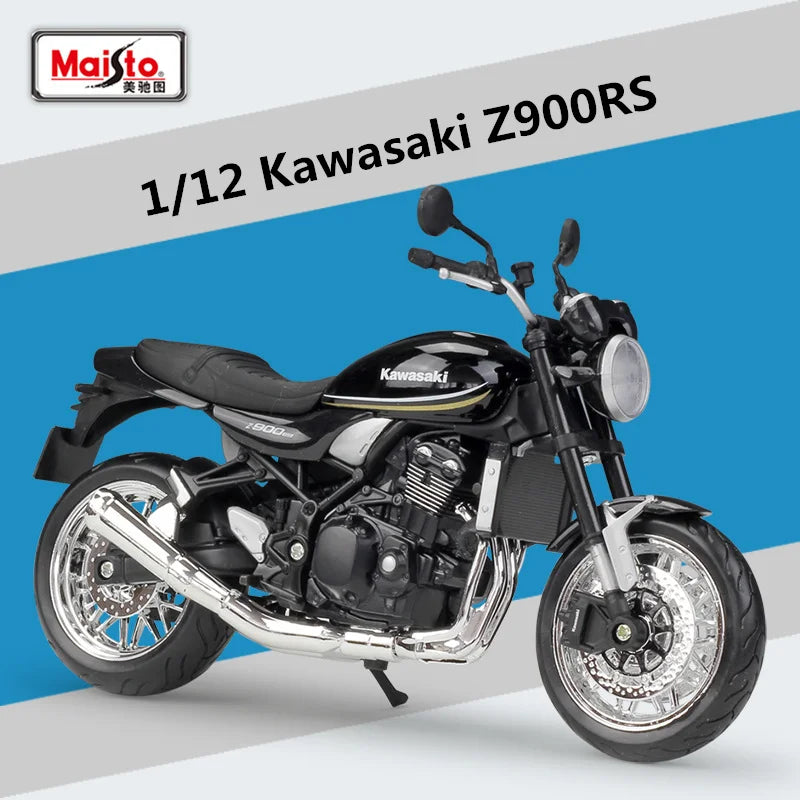 Maisto 1:12 Kawasaki Z900 RS Alloy Sports Motorcycle Model Diecast Metal Street Racing Motorcycle Model Collection - IHavePaws