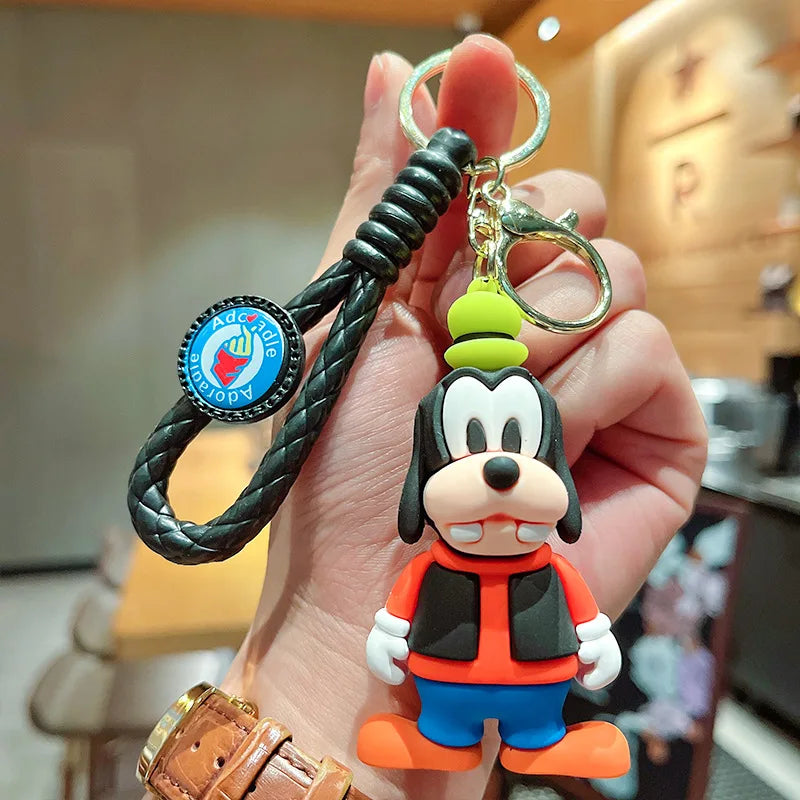 Classic Cartoon Anime Disney Keychain Minnie Mickey Donald Duck Key Chain Pendant Cute Doll Model Toy Party Gift for Children 05 - ihavepaws.com
