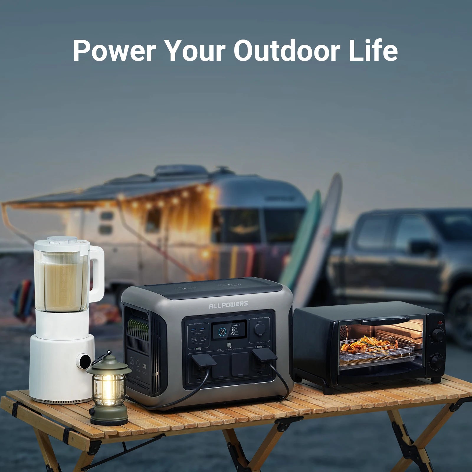 ALLPOWERS R1500 Portable Power Station 1152Wh LiFePO4 Battery with 1800W (3000W Peak) AC Output Solar Generator - IHavePaws