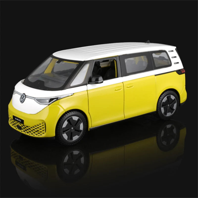 Maisto 1:24 Volkswagen ID BUZZ Alloy BUS Car Model Diecasts Metal Travel Bus Car Vehicles Model Simulation Collection Kids Gifts