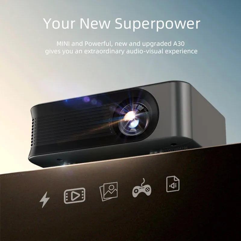 A30 Portable Projector LED Home Theater Projector - IHavePaws