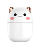 Portable 200ml Air Humidifier Cute Kawaii Aroma Diffuser White - IHavePaws