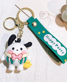 1PC Cute Sanrio Series Keychain For Men Colorful Keyring Accessories For Bag Key Purse Backpack Birthday Gifts SLO 12 - ihavepaws.com