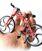 New 1:10 Mini Model Alloy Bicycle Diecast Metal Adult Finger Mountain Bike Toy Diecast Simulation Collection Gifts Toys for kids