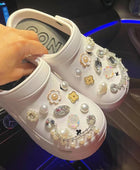 DIY Sparkling Rhinestones Shoe Charms for Crocs Clogs Slides Sandals Garden Shoes Decorations Charm Set Accessories Kids Gifts - IHavePaws