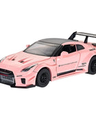 1:32 Skyline Ares Nissan GTR CSR2 Alloy Sports Car Model Diecast Metal Toy Racing Car Model Simulation Pink - IHavePaws
