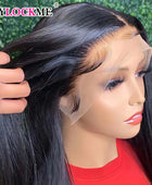 Wear To Go Glueless  6x4/5x5 Wig 34 36 Inch Bone Straight Wig Human Hair Pre plucked  Transparent Lace Front Wig For Black Women