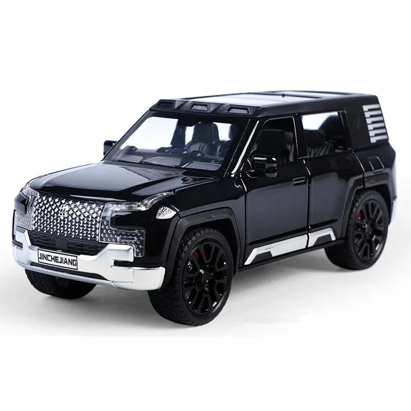 1/32 BYD Look Upat U8 Alloy Car Model Diecast & Toy Metal Off-Road Vehicles Car Model Simulation Sound and Light Childrens Gifts Black - IHavePaws