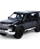 1/32 BYD Look Upat U8 Alloy Car Model Diecast & Toy Metal Off-Road Vehicles Car Model Simulation Sound and Light Childrens Gifts Black - IHavePaws