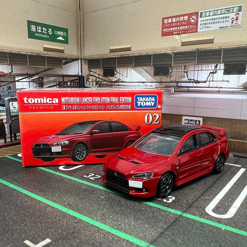 Takara TOMY Mitsubishi Lancer Evo X 10 Alloy Car Model Diecast Red - IHavePaws