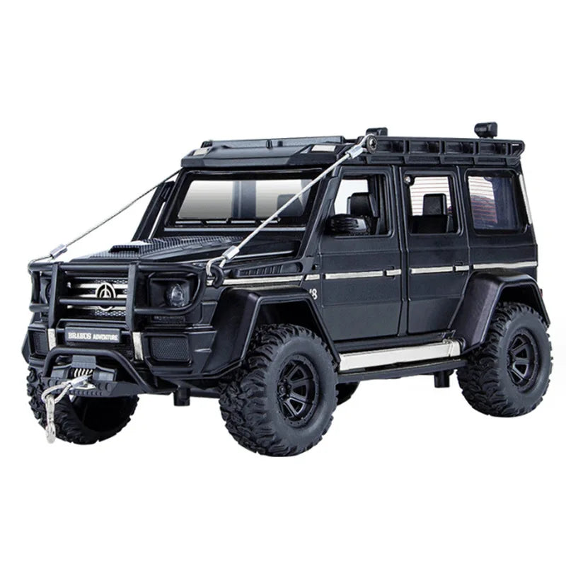1/22 Modified Version G550 Alloy Car Model Diecast Simulation Metal Toy Off-road Vehicle Car Model Sound and Light Children Gift Black - ihavepaws.com