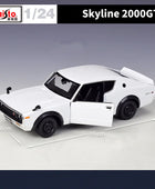 Maisto 1:24 1973 Nissan Skyline 2000 GT-R Alloy Sports Car Model Diecast Metal Racing Car Vehicle Model Simulation Kids Toy Gift - IHavePaws