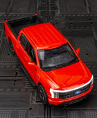 1:36 Ford Raptor F150 Pickup Alloy New Energy Car Model Diecast Metal Toy Off-road Vehicles Car Model Sound and Light Kids Gifts - IHavePaws