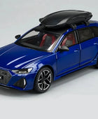 1/24 Audi RS6 Avant Station Wagon Alloy Car Model Diecast Metal Toy Blue - IHavePaws