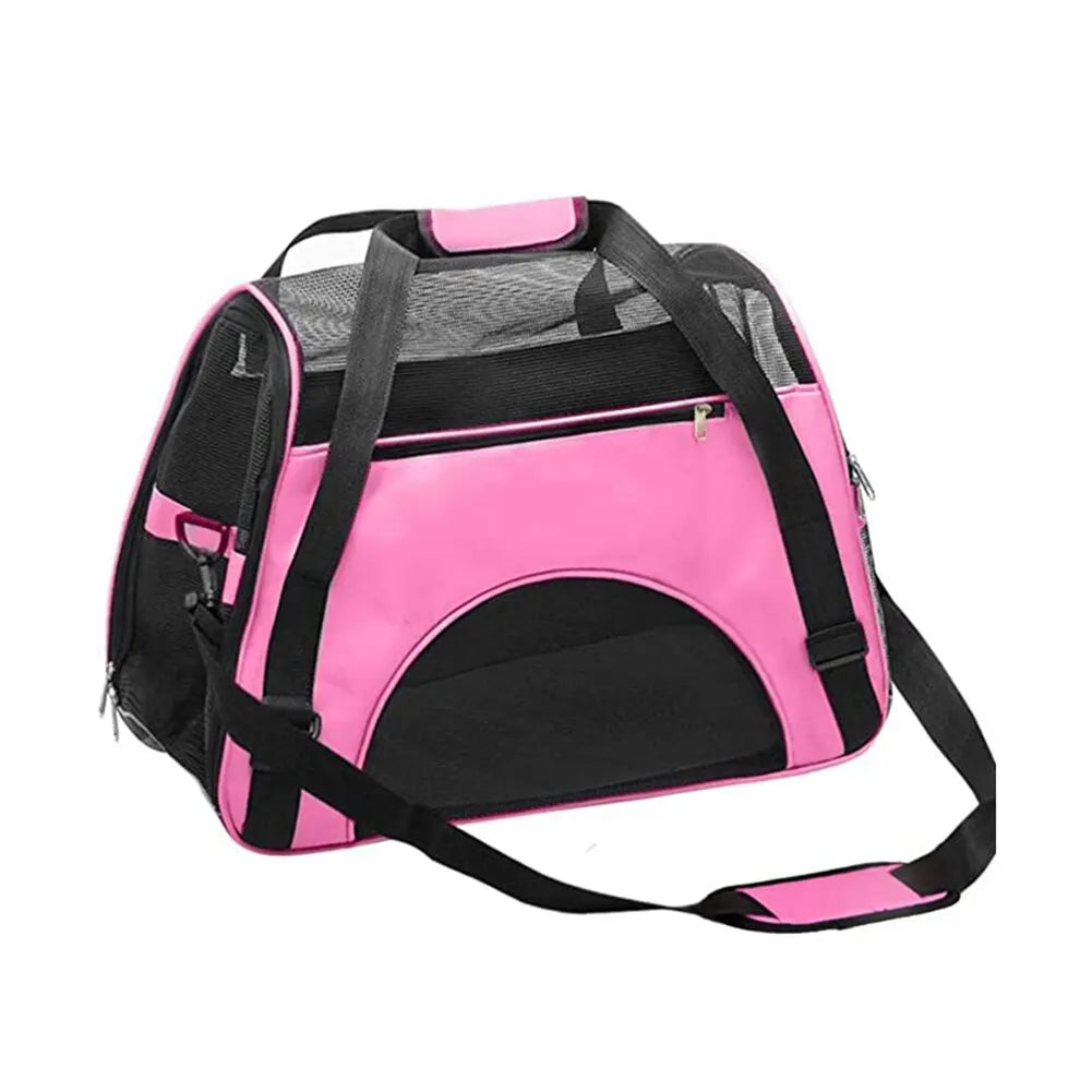 Cat Carrier Soft-Sided Pet Travel Carrier for Cats, Dogs Puppy Pink - IHavePaws