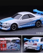 Takara TOMY Nissan Skyline 2000 GT-R GTR 50 R34 R35 Alloy Sports Car Model Diecast Car Vehicles Model Miniature Scale Kids Gifts R34 - IHavePaws