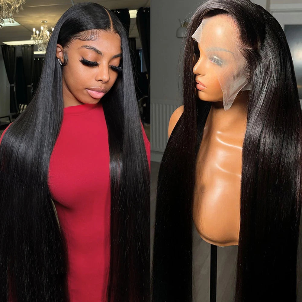 Straight Lace Front Human Hair Wigs 13x4 13x6 Glueless Lace Frontal Wig With Baby Hair Remy Cheap Brazilian Human Hair 180%