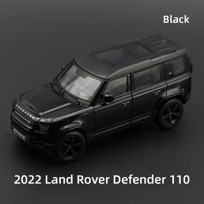 Bburago 1:24 Land Rover Defender 110 SUV Alloy Car Model Diecast Metal Off-road Vehicles Car Model Simulation Childrens Toy Gift Black - IHavePaws