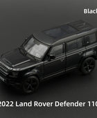 Bburago 1:24 Land Rover Defender 110 SUV Alloy Car Model Diecast Metal Off-road Vehicles Car Model Simulation Childrens Toy Gift Black - IHavePaws
