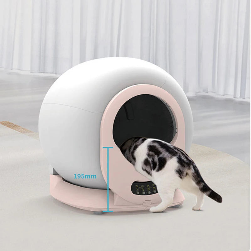 Pet Smart Cat Litter Box Fully Automatic Cleaning Large Fully Enclosed Deodorizing and Splash-proof Electric Cat Toilet - IHavePaws