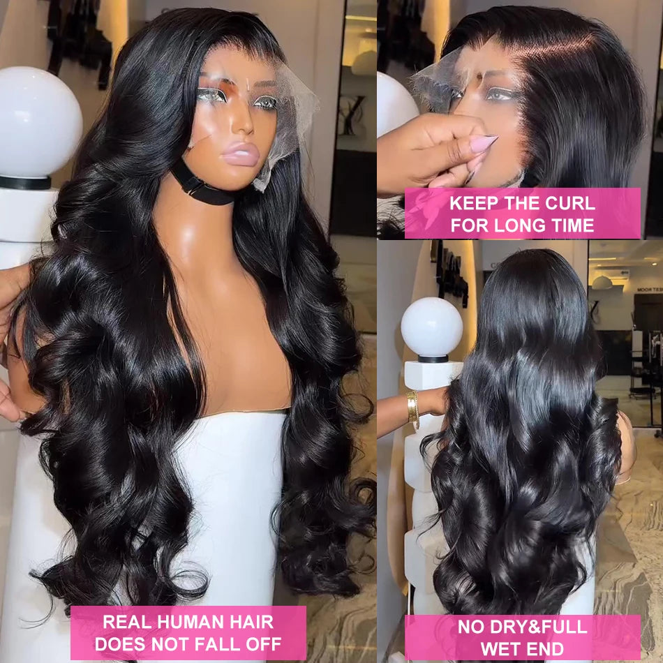 Body Wave Lace Front Wig 13x4 13x6 360 4x4 Lace Closure Wig Transparent Human Hair Lace Frontal Wig On Sale