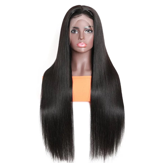 Straight Lace Front Wigs Human Hair 13x4 13x6 360 HD Transparent Lace Frontal Wigs Brazilian 4x4 Lace Closure Wig