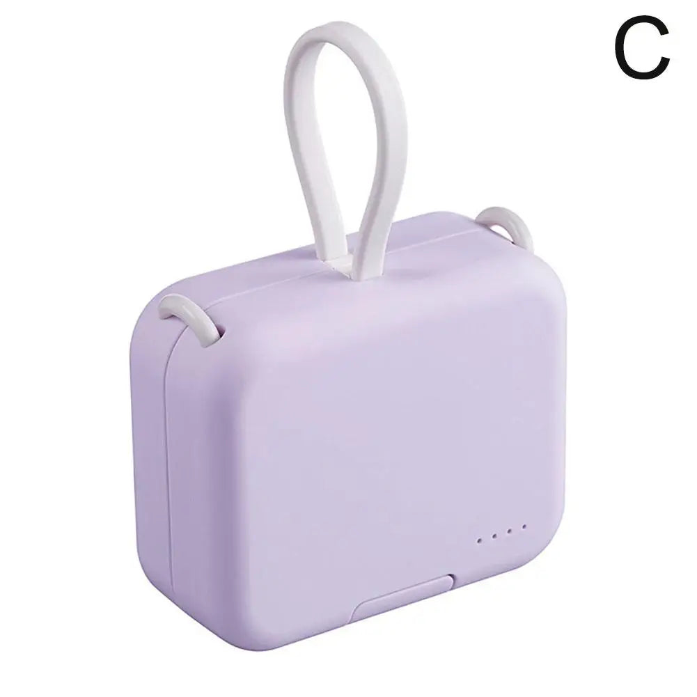 Portable Charging 5000mAh Portable Treasure Holder For IPhone Violet - IHavePaws